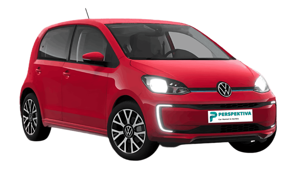 VW UP car in renta car Nis