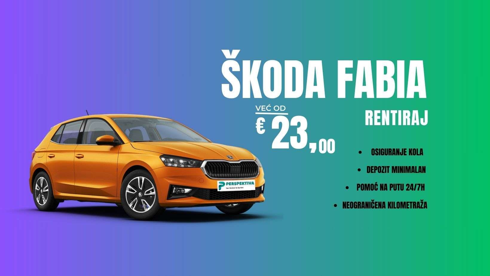 Škoda Fabia perspektiva post